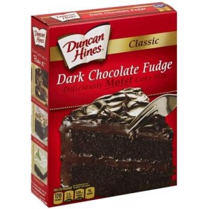 Duncan Hines Dark Chocolate Fudge Cake Mix