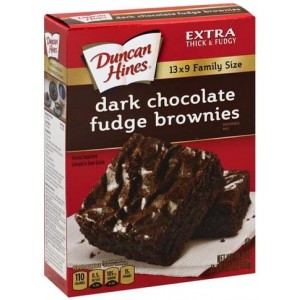 Duncan Hines Premium Dark Chocolate Fudge Brownie Mix