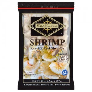 Cape Gourmet Shrimp, Colossal Raw EZ Peel Shell-On