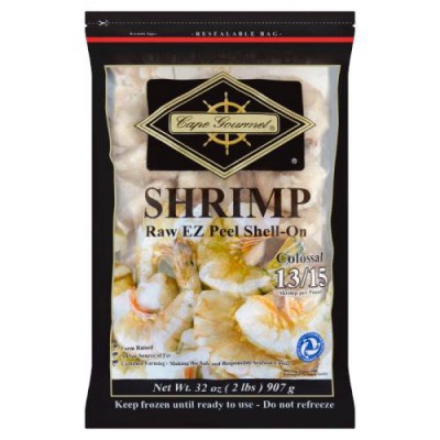 Cape Gourmet Shrimp, Colossal Raw EZ Peel Shell-On