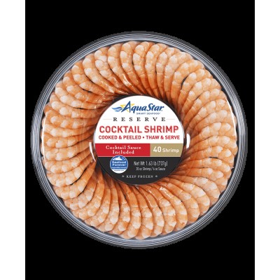 Aqua Star Cocktail Shrimp Ring