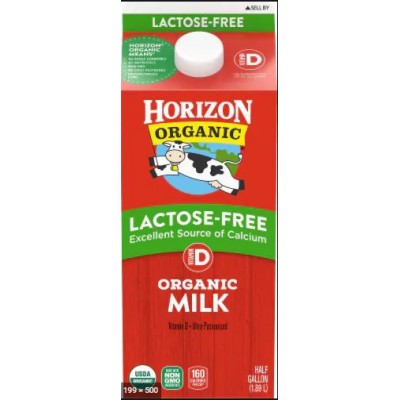 Horizon Organic Lactose-Free Vitamin D Organic Whole Milk