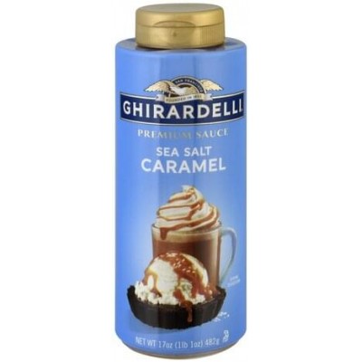 Ghirardelli Chocolate Sea Salt Caramel Premium Dessert Sauce