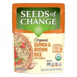Seeds of Change Organic Quinoa & Brown Rice with Garlic,  .