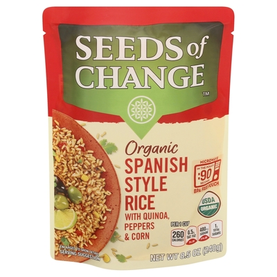 Seeds of Change Organic Spanish Style Rice with Quinoa,   .