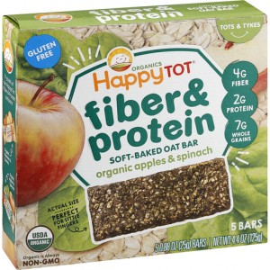 Happy Tot Apples & Spinach Soft-Baked Oat Bar