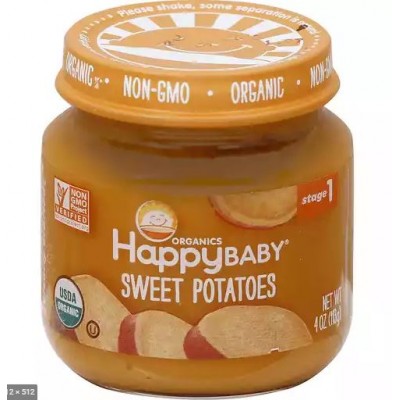 Happy Baby Organics Sweet Potatoes Baby Food