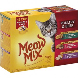 Meow Mix Tender Favorites Poultry & Beef Wet Cat Food