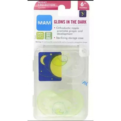 MAM Night Orthodontic Pacifier 6+ Months