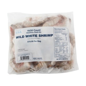 Dominick's Seafood Inc USA Iqf Wild Caught White Shrimp - 10-15 Count