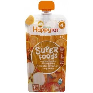 Happy Tot Superfoods - Apple Sweet Potatoe Carrot & Cinnamon