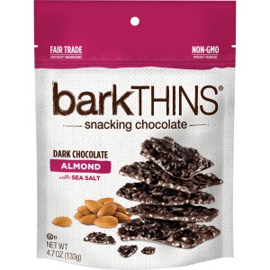 Bark Thins Fair Trade Almond & Sea Salt Dark Chocolate