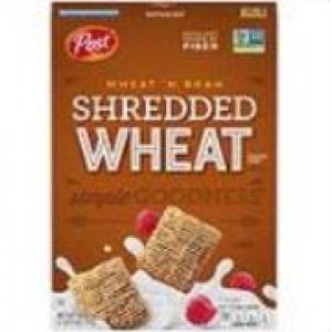 Post Shredded Wheat Wheat 'n Bran Spoon Size Cereal