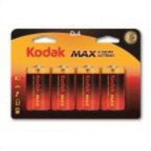 Kodak Max Alkaline Batteries - D