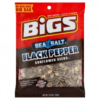 Bigs Sunflower Seeds Salt & Pepper Sunflower Seeds