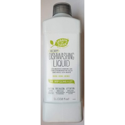 Amway Dish-Washing Detergent Refill - Dish Drop - 1L (33.8 fl oz) - Original Scent - One Drop Cleans A LOT!