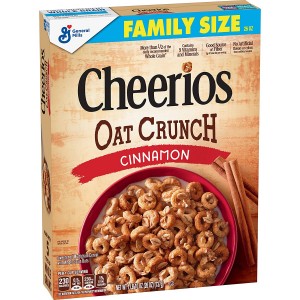General Mills Oat Crunch Cinnamon Cheerios Cereal - Large