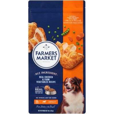 Farmers Market Adult Dog Food Chicken & Farm Vegetables Recipe