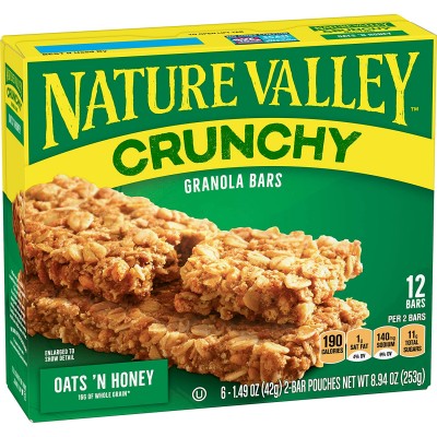 Nature Valley Oats 'n Honey Crunchy Granola Bars