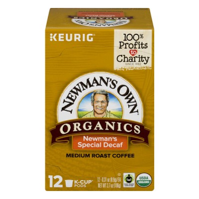 Newman's Own Organics Special Blend Medium Roast Decaf K-Cup Pods