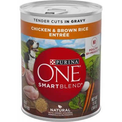 Purina Tender Cuts Chicken & Brown Rice Entree in Gravy