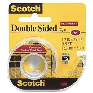 Scotch Double Sided Tape - 1/2 Inch