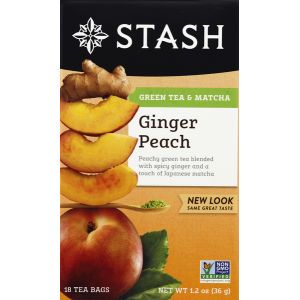 Stash Ginger Peach Green Tea with Matcha