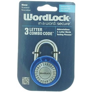 WordLock 3 Letter Text Combination Lock